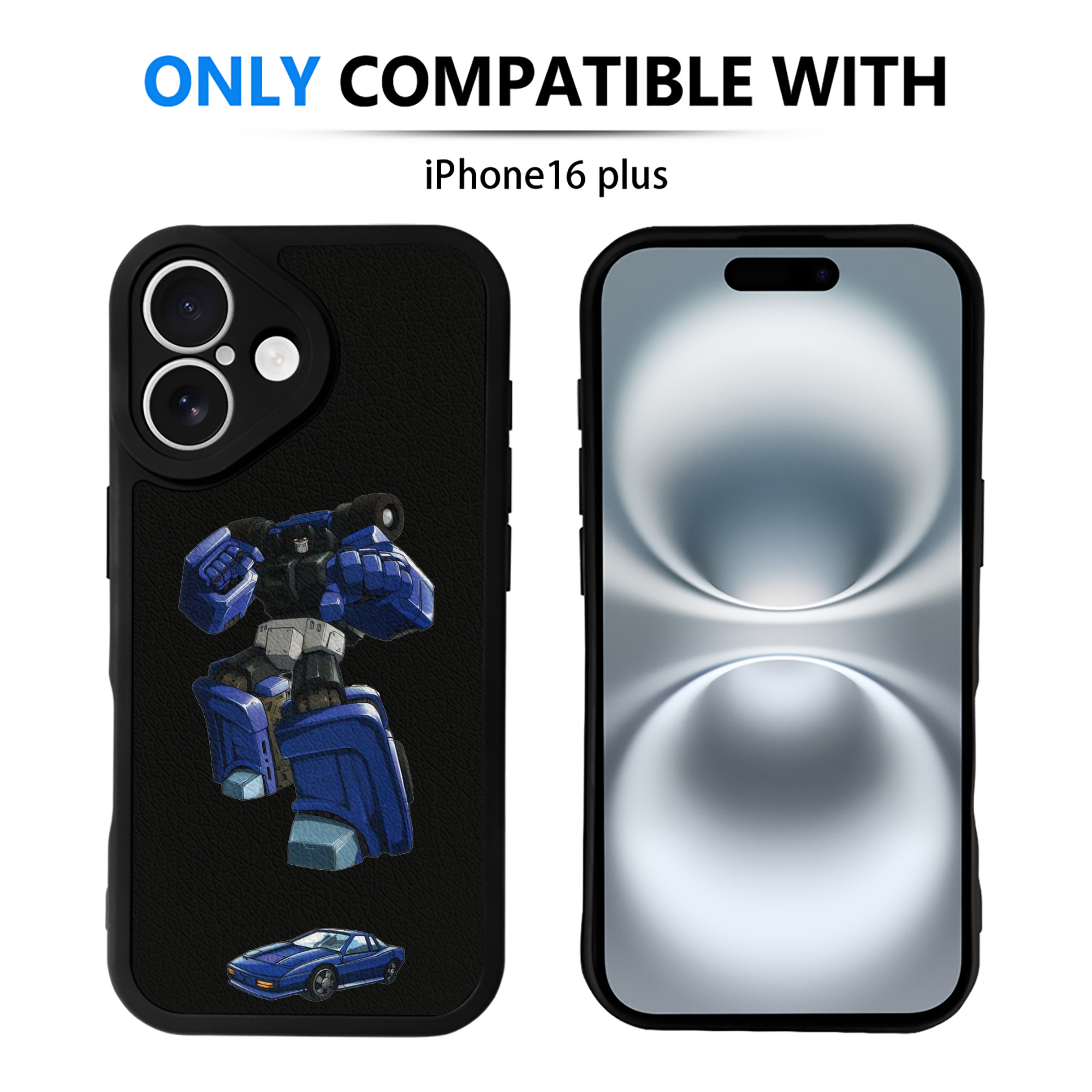 （画像用）  【iPhone 16シリーズ対応】シリコンスマホケース（レザー調） 材質：シリコン
